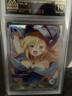 Dark Magician Girl NS-2M03 Goddess Story Foil SR MANA 10 Gem Mint Graded Yugioh-image