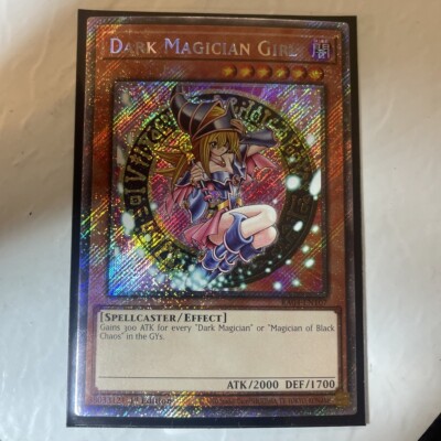 YuGiOh! Dark Magician Girl 3rd Art RA04-EN107 Platinum Secret Rare - Near Mint-image