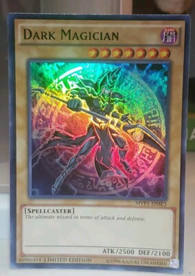 LP-NM YUGIOH DARK MAGICIAN Limited Ultra Holo MVP1-ENSE3-image