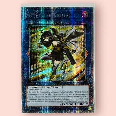 SP Little Knight YuGiOh Foil Secret Rare Goddess Story Doujin Card Eng Art - NM-image