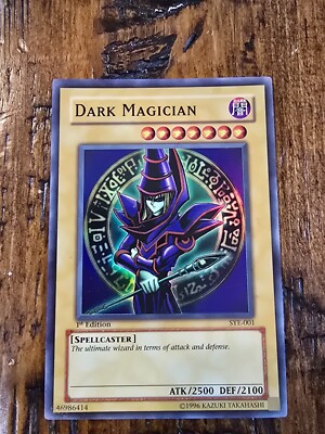 Yu-Gi-Oh! Dark Magician SYE-001 | Ultra Rare | 1st Edition | 1996 Yugi Starter-image
