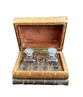 French Tantalus Leather Bound Books-image