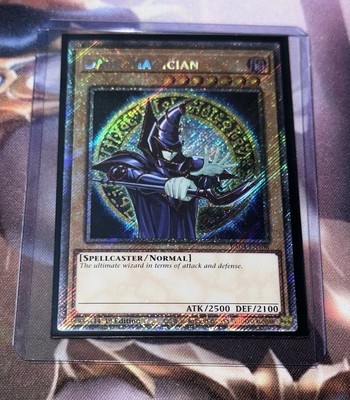 Dark Magician 9th Art 1st Edition Platinum Secret Rare RA04-EN106-image