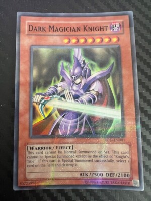 Yugioh Dark Magician Knight ROD-EN001 Super Parallel Rare VLP-image