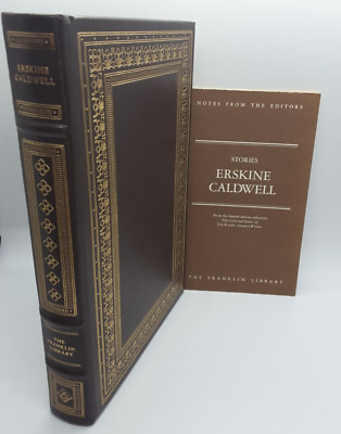 STORIES Erskine Caldwell 1980 Franklin Library Ltd. Ed. Leather w/Editors' Notes-image