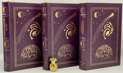 Easton Press SPACE TRILOGY Perlandra OUT OF SILENT PLANET That Hideous Strength-image