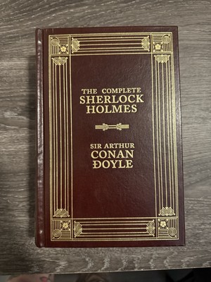 The Complete Sherlock Holmes Barnes & Noble 2009, Doyle, HC Leather Bound Book-image