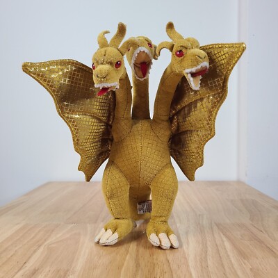 Ty Ghidorah Godzilla King Beanie Baby 3 Headed Dragon Japan Vintage 2001 Plush-image