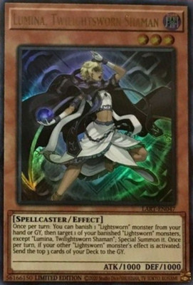 Yugioh! LP Lumina, Twilightsworn Shaman - LART-EN047 - Ultra Rare - Limited Edit-image