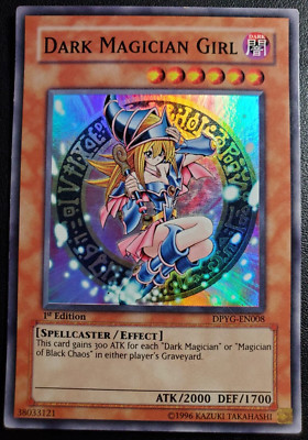 Yu-Gi-Oh! Dark Magician Girl DPYG-EN008 NM Super Rare !st Edition-image