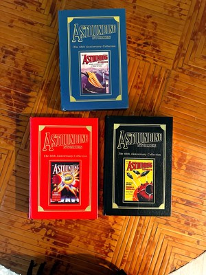 Astounding Stories 60th Anniversary Collection 3 Volumes Complete Easton Press-image