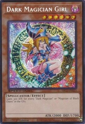 DARK MAGICIAN GIRL SECRET RARE SBC2-ENA13 LIGHT PLAY YUGIOH-image