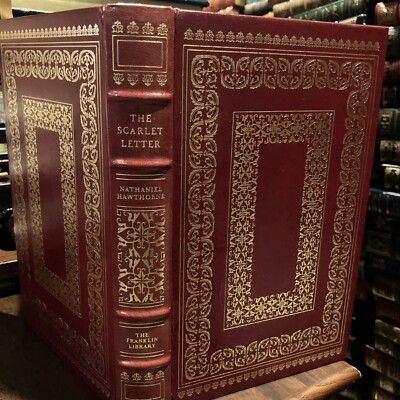 Franklin Library: NATHANIEL HAWTHORNE: THE SCARLET LETTER: HESTER & DIMMESDALE-image