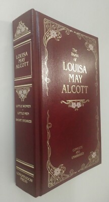 The Works of Louisa May Alcott 1982 Leather Bound Edition 1st Unabridged Vintage-image