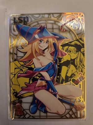 Dark Magician Girl Yu-Gi-Oh Goddess StoryGold Metal Card Waifu-image