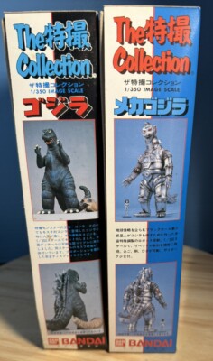 Bandai The Collection. GODZILLA + Mechagodzilla Set. 1:35 Scale Model Kit (2)-image