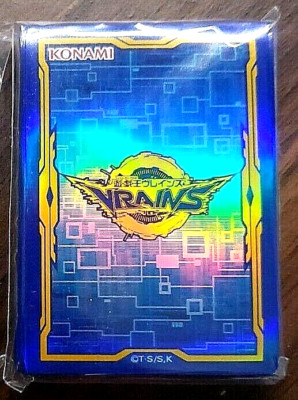 Yu-Gi-Oh Duelist Card Protector VRAINS Logo 60 Sleeve Japan NEW Yugioh Sleeves-image
