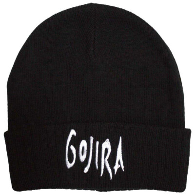 Gojira -  Logo - Black Ski Cap Beanie-image