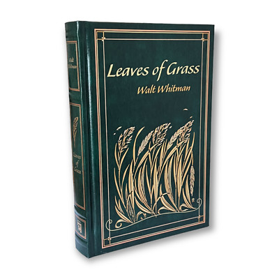 LEAVES OF GRASS  Walt Whitman Leather Bound Hardcover Collectible Classics Book-image