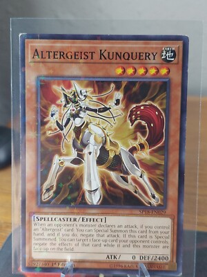 Yu-Gi-Oh! TCG Altergeist Kunquery SP18-EN029 1st Edition Starfoil Rare MP-image