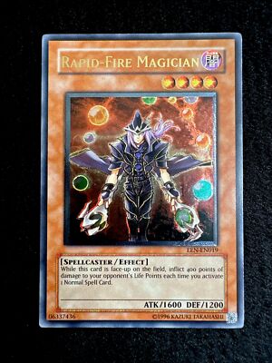 🔥YUGIOH • RAPID FIRE MAGICIAN • ULTIMATE RARE • EEN-EN019 • UNLIMITED • NM🔥-image