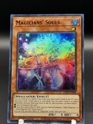 Yu-gi-oh! TCG 1x Magicians' Souls LDS3-EN088 x1 Ultra YUGIOH! DARK SPELLCASTER-image