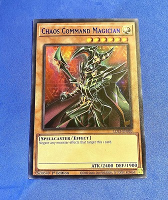 Yugioh-Chaos Command Magician- LDS3-EN083 Blue Ultra Rare 1st Edition Near Mint-image