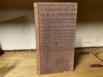 1935 A Shropshire Lad - A.E. Housman - With Signed Edward A. Wilson Foldout-image