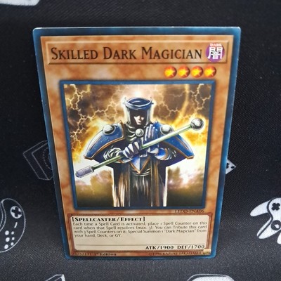 Skilled Dark Magician LEDD-ENA06 1st Edition LP Light Play Yu-Gi-Oh! Card-image
