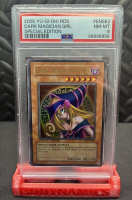 Yugioh Dark Magician Girl RDS-ENSE2 PSA 8 NM Ultra Rare  2005 Promo 🔥-image