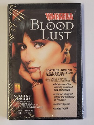 Vampirella Blood Lust Leather-Bound Limited Edition Hardcover Limited To 500 New-image
