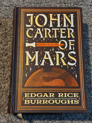 Edgar Rice Burroughs John Carter of Mars Trilogy B&N Collectible Leather HC-image