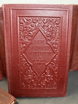 vintage Standard Encyclopedia Pictorial  11 Vol Set 1942-image
