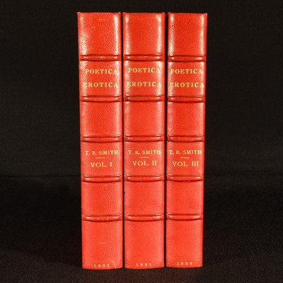 1921-1922 3Vol Poetica Erotica A Collection of Rare and Curious Amatory Verse...-image
