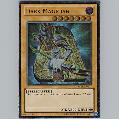 Yugioh Dark Magician YSYR-EN001 Unlimited Ultimate Rare Holo - LP-image
