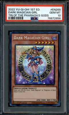 Dark Magician Girl - MP22-EN268 - PSA 10 - 1st Secret - Tin Promo - Yu-Gi-Oh - 7-image