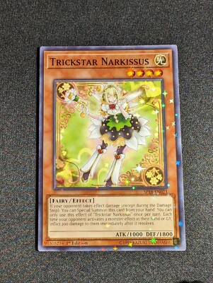Yu-Gi-Oh! Trickstar Narkissus SP18-EN023 1st Editon Starfoil Rare NM-image
