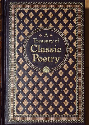 A Treasury of Classic Poetry - Leather Bound By Barnes & Noble 2014 Hardcover-image