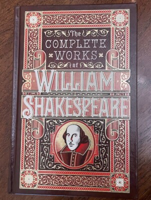 The Complete Works of William Shakespeare Leather Gilted Edge Collectible-image