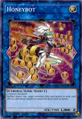 1x Honeybot - SP18-EN033 - Starfoil Rare - 1st Edition SP18 - Star Pack VRAINS Y-image