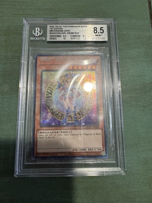 Yugioh! Dark Magician Girl MP22-EN268 Secret Rare BGS ERROR Misprint-image