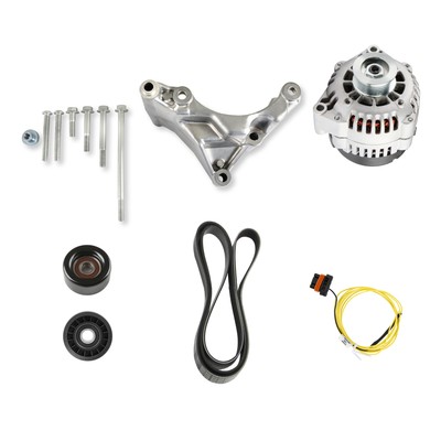 20-380 Holley Ford 7.3L Godzilla Alternator and Bracket Kit-image