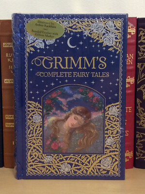 Grimm's Complete Fairy Tales - New / Sealed - leather-bound-image