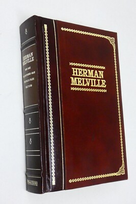 Herman Melville 4 Novels Moby Dick Billy Budd +2 Leather Collection Peerage Book-image