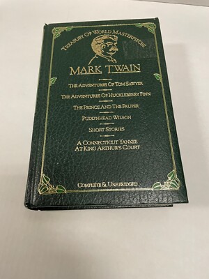 Mark Twain (Treasury of World Masterpieces) - Leather Bound By Mark Twain-image