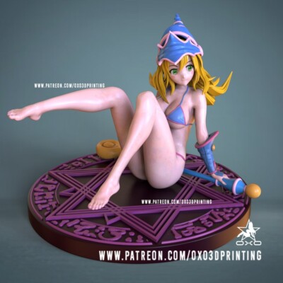 Dark magician girl - NSFW - SFW - Yu-gi-oh - Unpainted and Unassembled-image