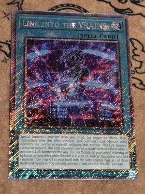 Yugioh Link into the VRAINS! RA04-EN294 1st Edition Platinum Secret Rare NM -image