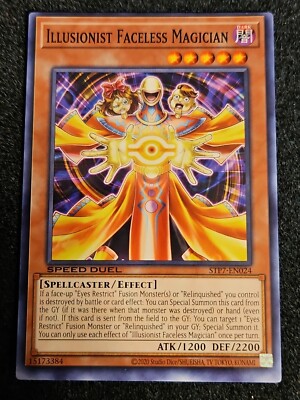 Illusionist Faceless Magician Common Speed Duel Tournament 7 OTS STP7-EN024 NM-image