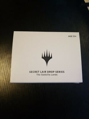 MTG Godzilla Lands: Secret Lair Drop New in Box Unopened-image