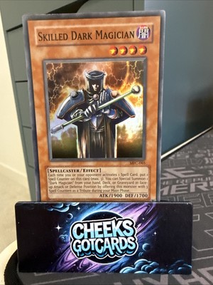 Yu-Gi-Oh Card - MFC-065 - SKILLED DARK MAGICIAN (super rare holo) - NM/Mint-image